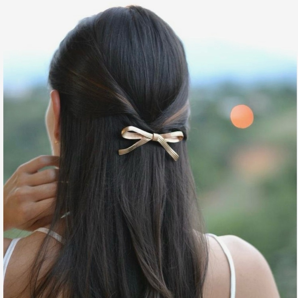 Vintage Gold Bow Brooch Trending - Picture 6 of 8